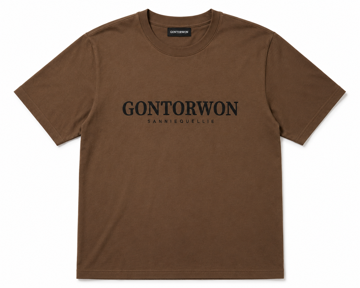Gontorwon Sanniequellie Essential Tee Brown T-Shirt Men