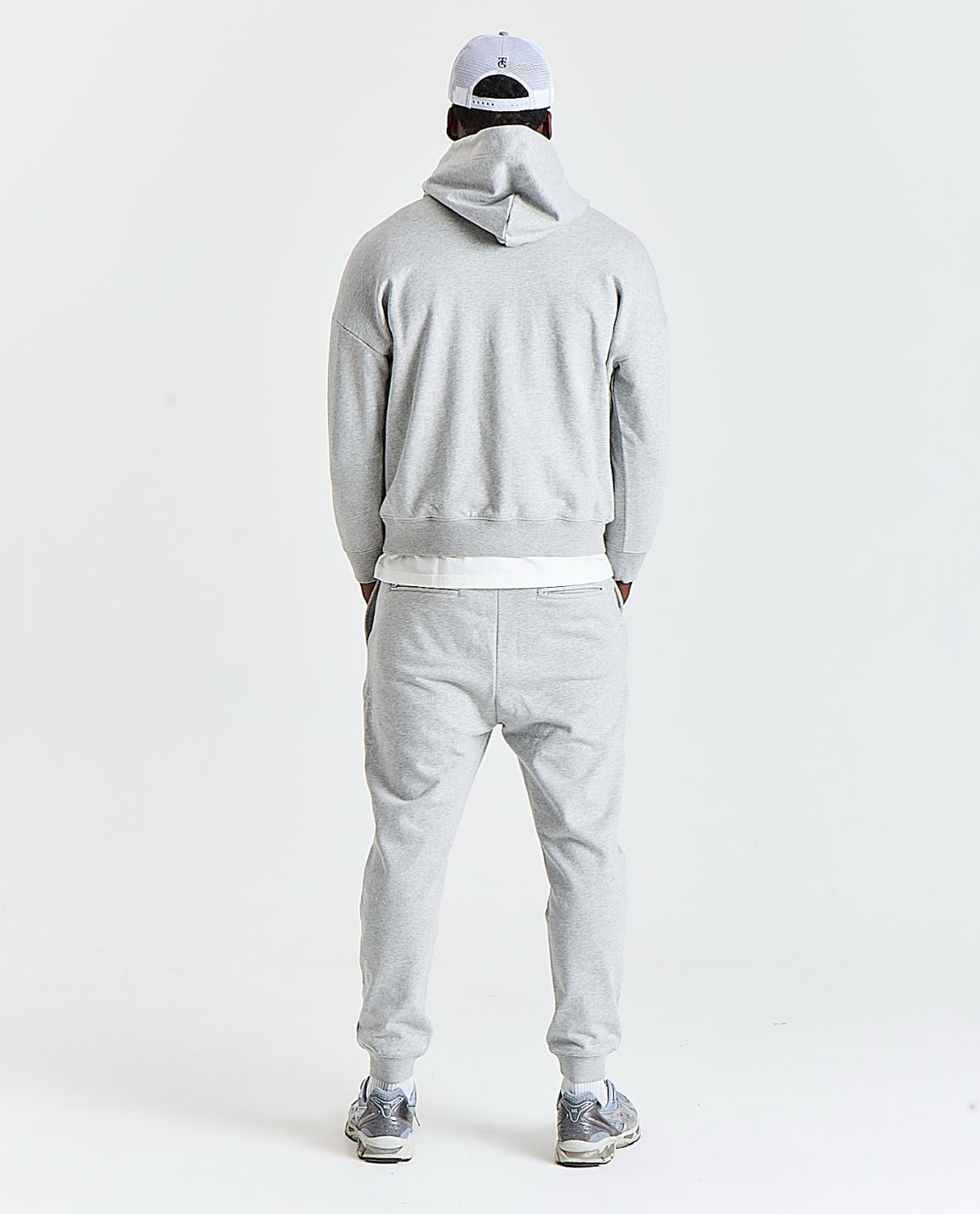 Gontorwon Sanniequellie Soft Brushed Feel Ribbed Cuff Pant Grey Men