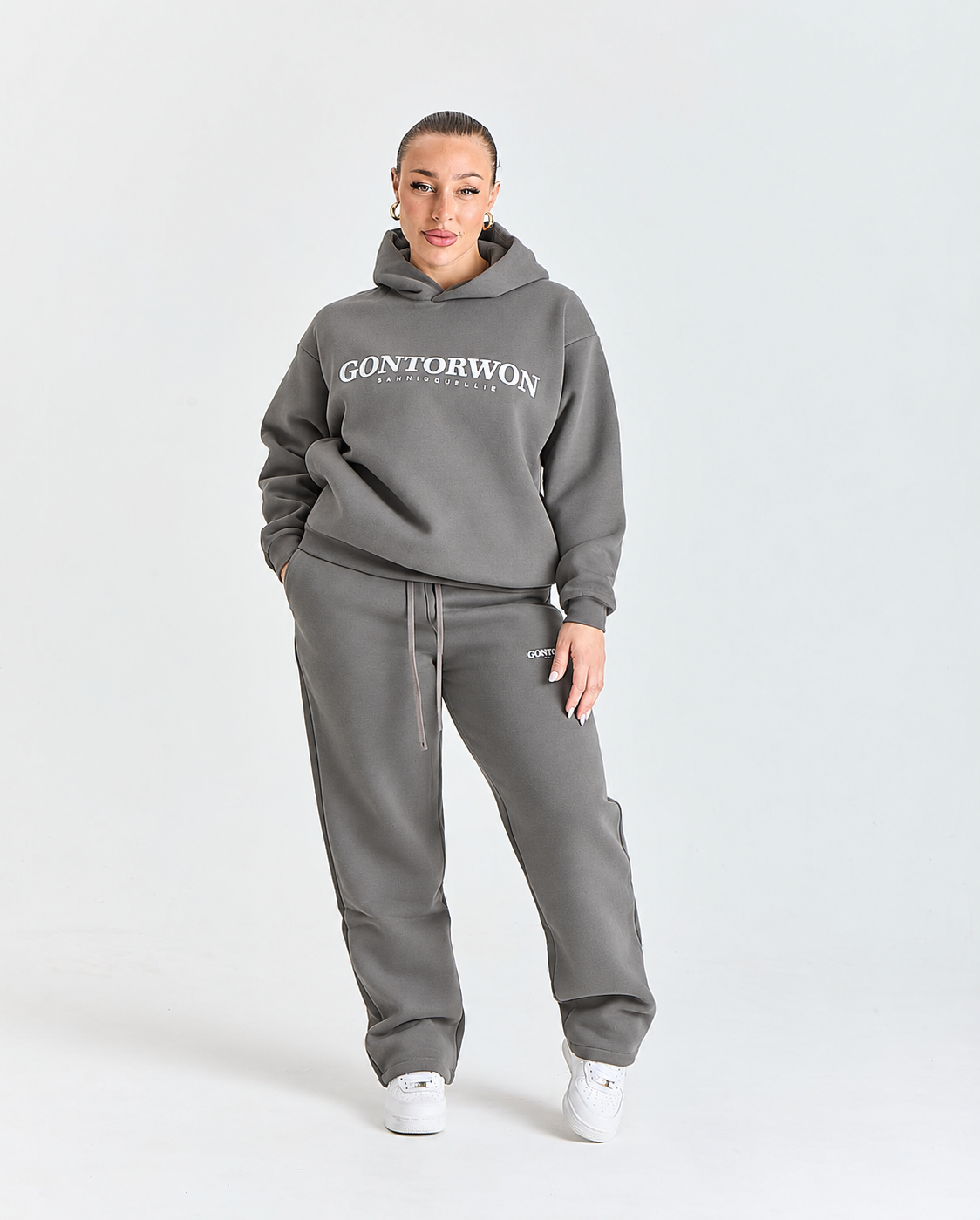 Gontorwon Sanniequellie Utility Zip Hoodie Sage Women