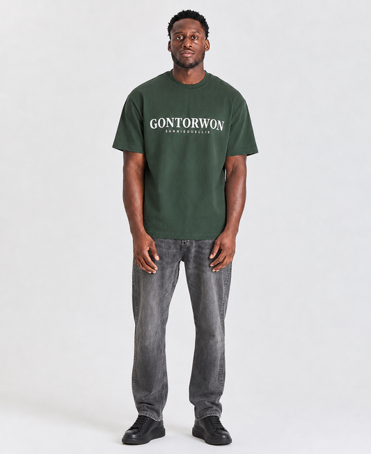 Gontorwon Sanniequellie Olive Core T-Shirt Men