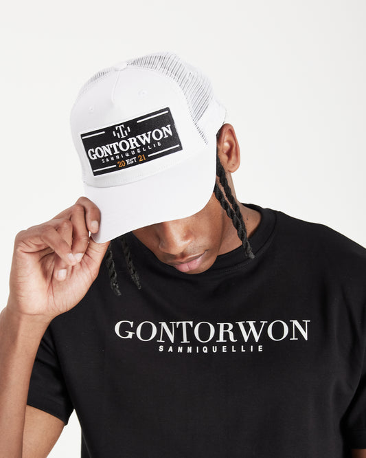 Gontorwon Sanniequellie White Snapback Cap