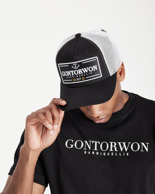 Gontorwon Sanniequellie Black White Cap