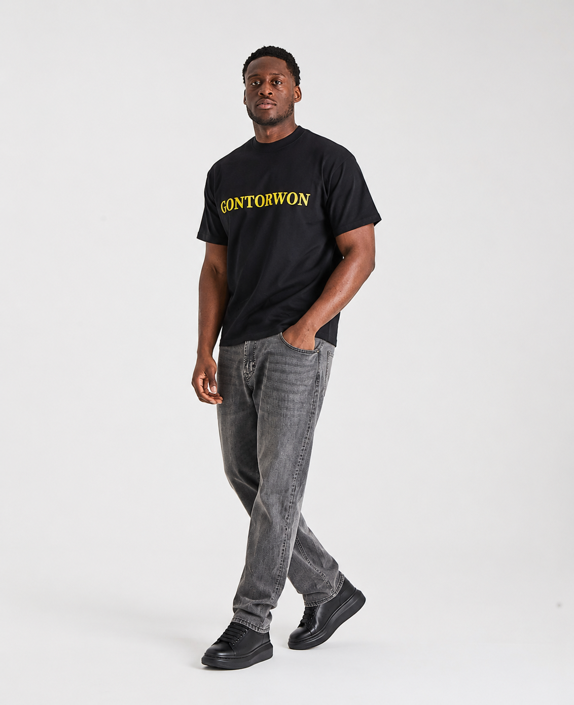 Gontorwon Prime Core T-Shirt Black + Yellow