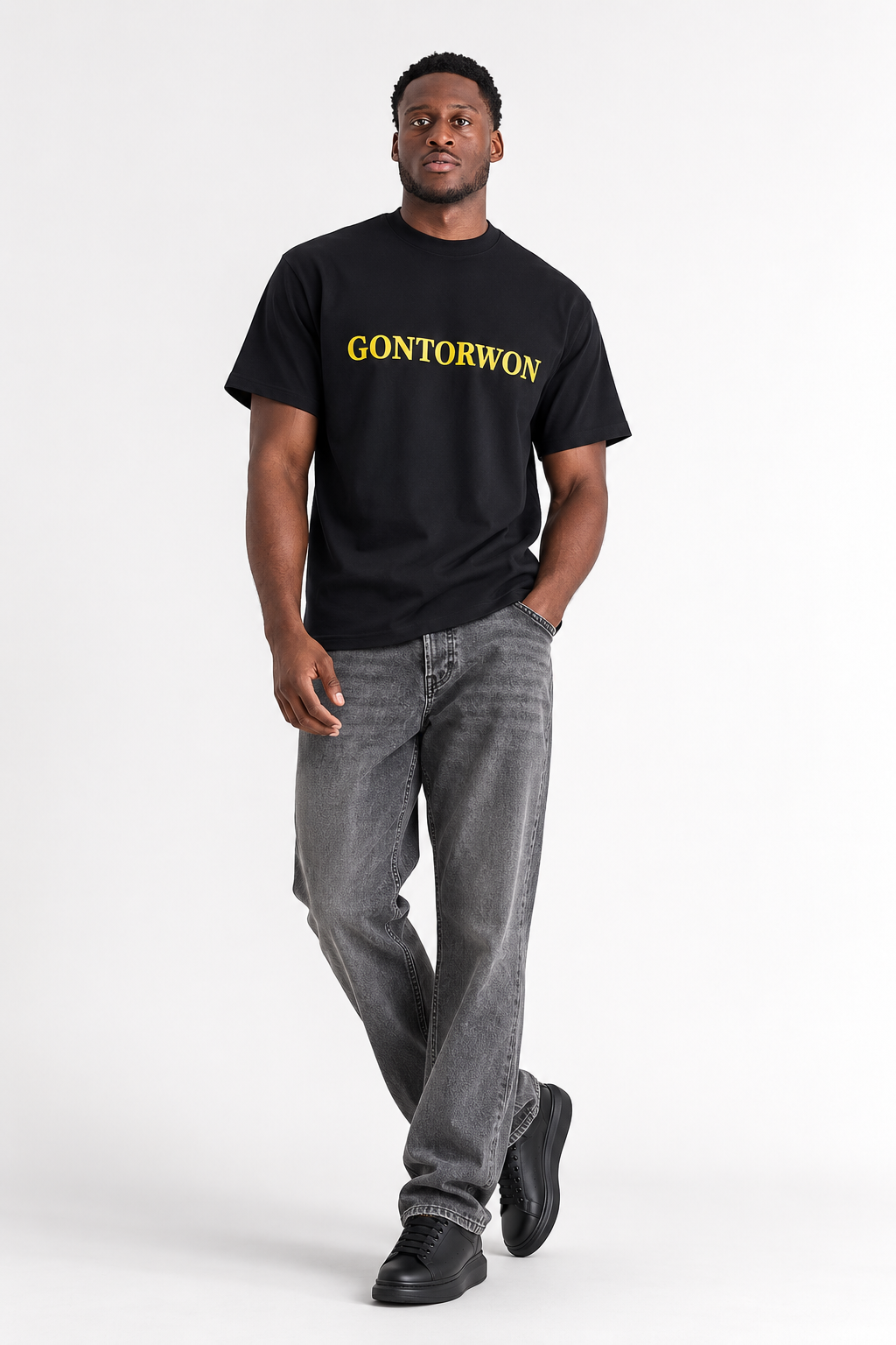 Gontorwon Prime Core T-Shirt Black + Yellow