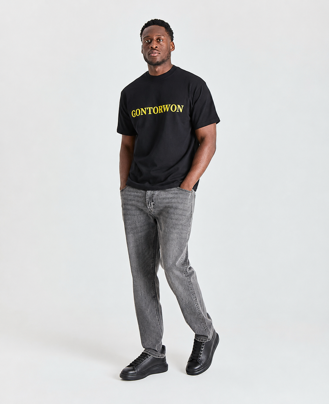 Gontorwon Prime Core T-Shirt Black + Yellow