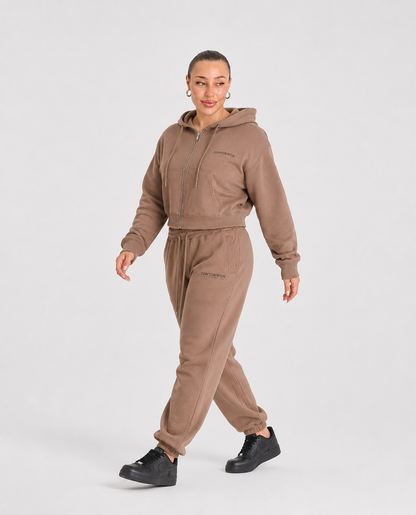 Gontorwon Soft Touch Cuffed Pant Brown