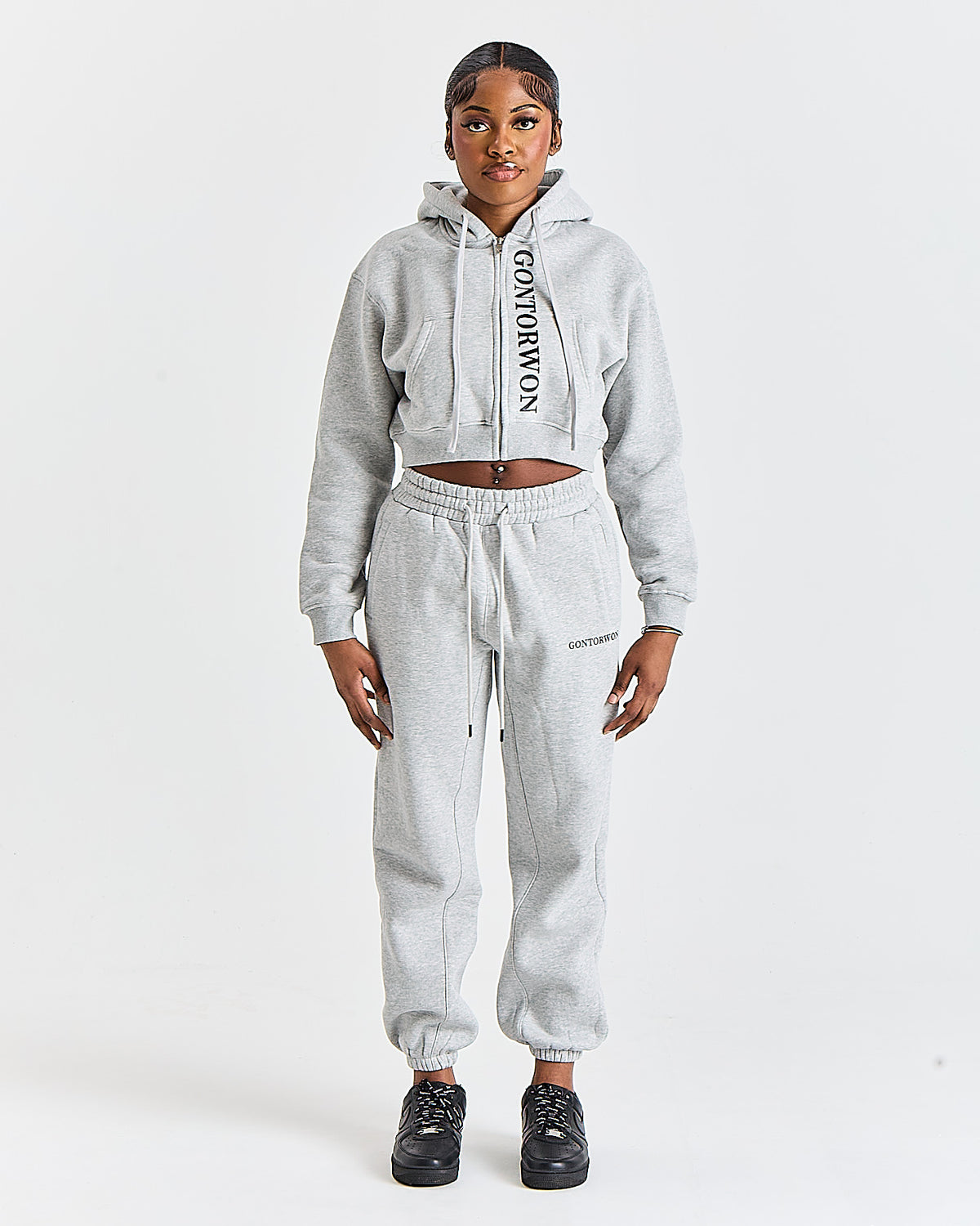 Gontorwon Soft Touch Cuffed Pant Heather Grey