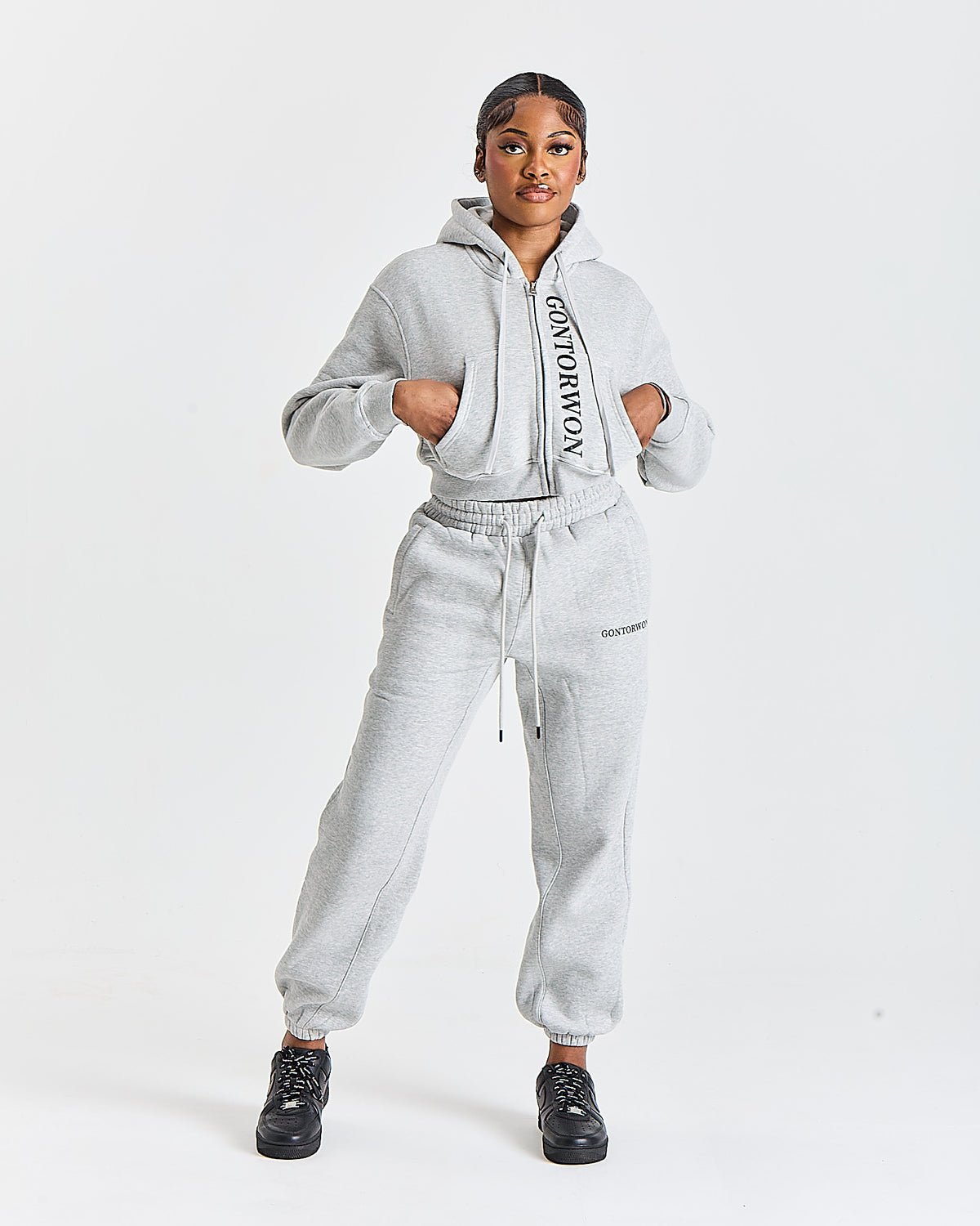 Gontorwon Soft Touch Cuffed Pant Heather Grey