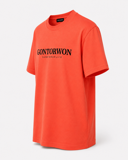 Gontorwon Sanniequellie 305 Heavyweight T-Shirt Orange Men