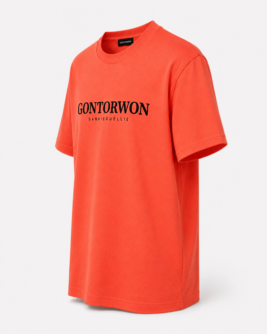 Gontorwon Sanniequellie 305 Heavyweight T-Shirt Orange Men