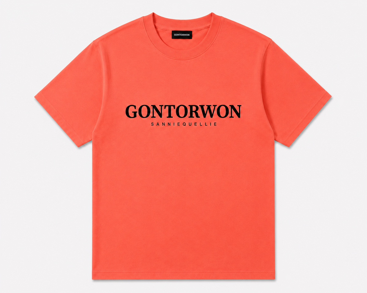 Gontorwon Sanniequellie 305 Heavyweight T-Shirt Orange Men