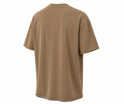 Gontorwon Sanniequellie Calmflex Panel Drop T-Shirt Muted Brown Men