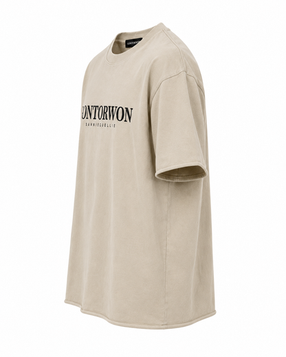 Gontorwon Sanniequellie Calmflex Panel Drop T-Shirt Olive Men