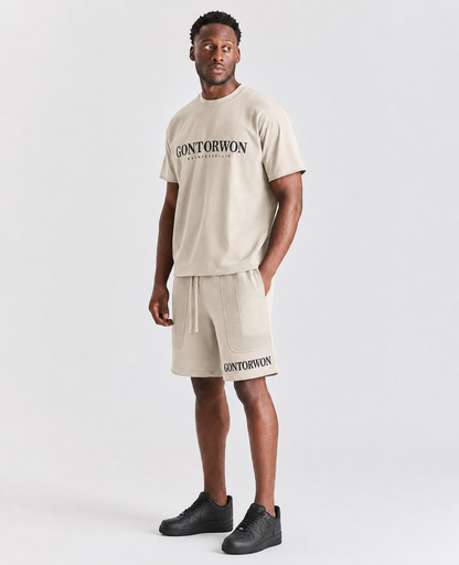 Gontorwon Sanniequellie Calmflex Panel Drop T-Shirt Men