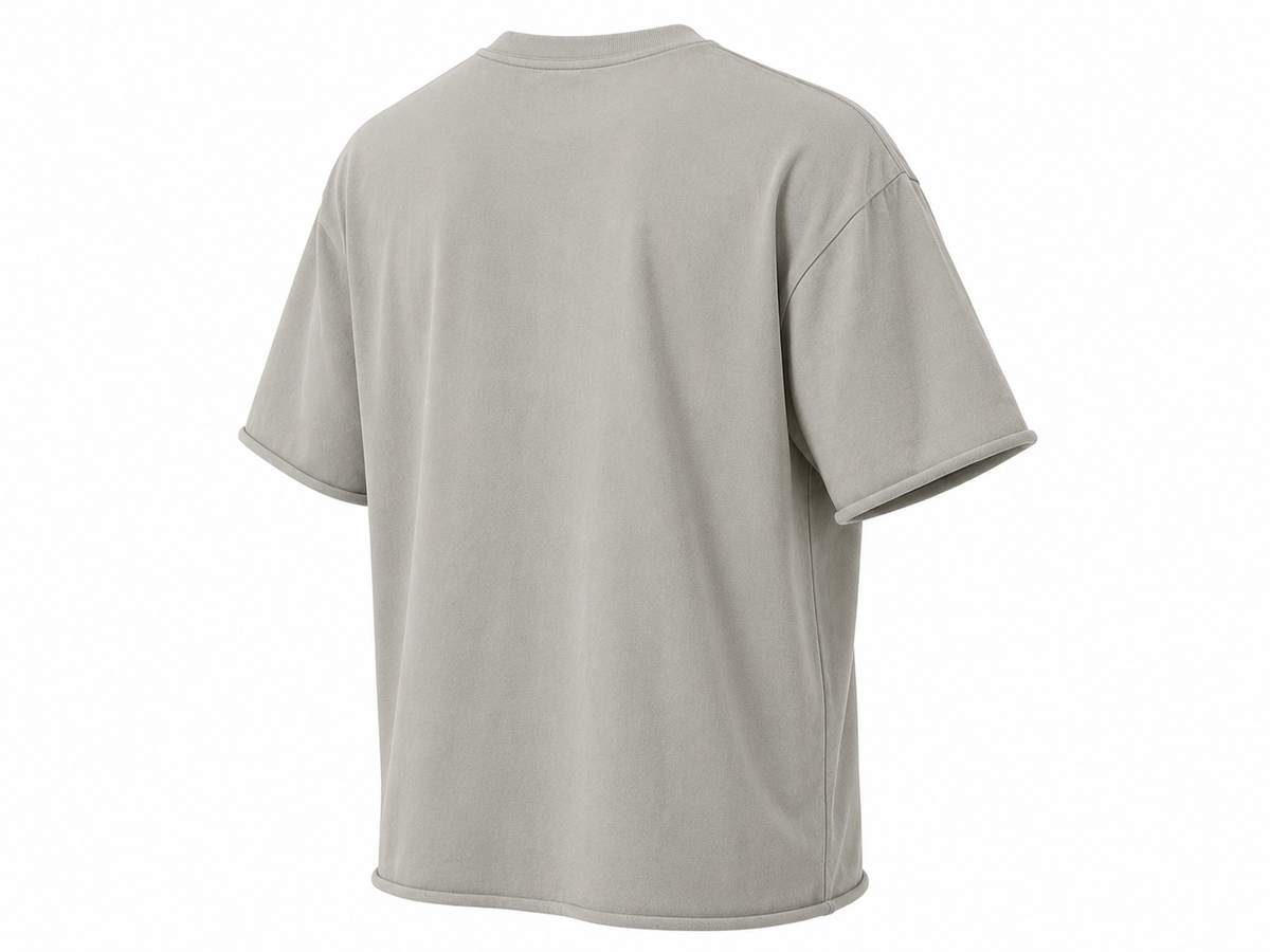 Gontorwon Sanniequellie Calmflex Panel Drop T-Shirt Sage Grey Men