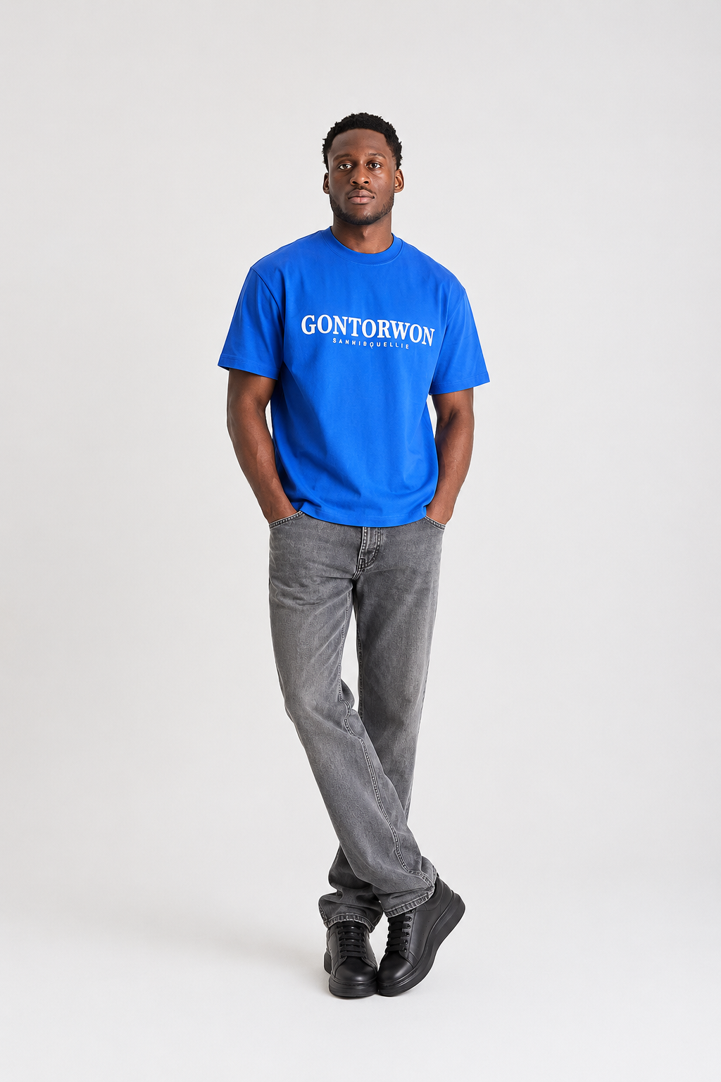 Gontorwon Sanniequellie Corem T-Shirt Blue Men