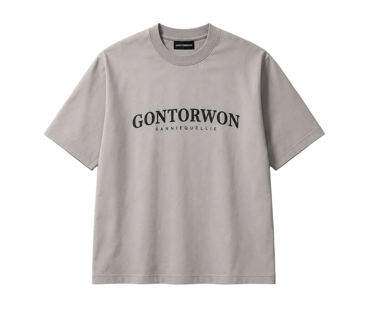 Gontorwon Sanniequellie Nobel Thread T-Shirt Grey Men