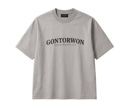 Gontorwon Sanniequellie Nobel Thread T-Shirt Grey Men