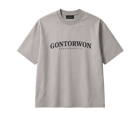 Gontorwon Sanniequellie Nobel Thread T-Shirt Grey Men