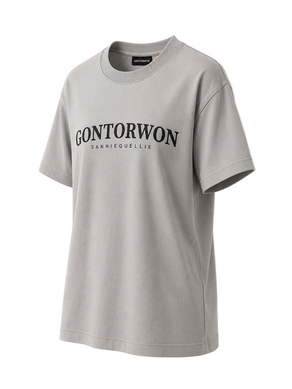 Gontorwon Sanniequellie Nobel Thread T-Shirt Grey Men