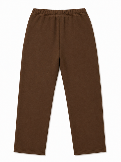 Gontorwon Sanniequellie Everyday Relaxed Fleece Sweat Pant White Print Women