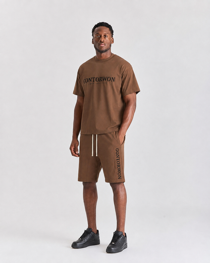 Gontorwon Sanniequellie Essential Tee Brown T-Shirt Men