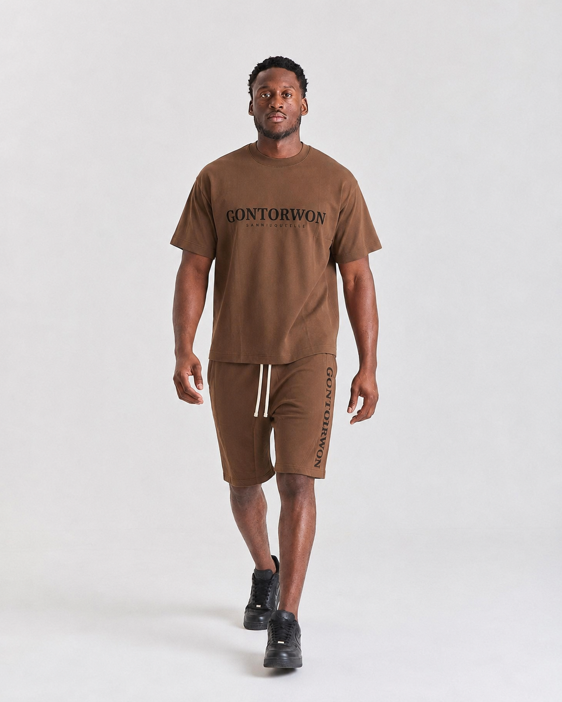 Gontorwon Sanniequellie Essential Tee Brown T-Shirt Men