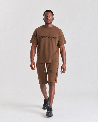 Gontorwon Sanniequellie Essential Tee Brown T-Shirt Men