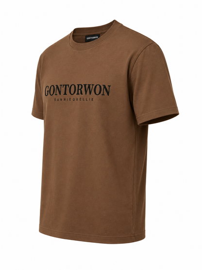 Gontorwon Sanniequellie Essential Tee Brown T-Shirt Men