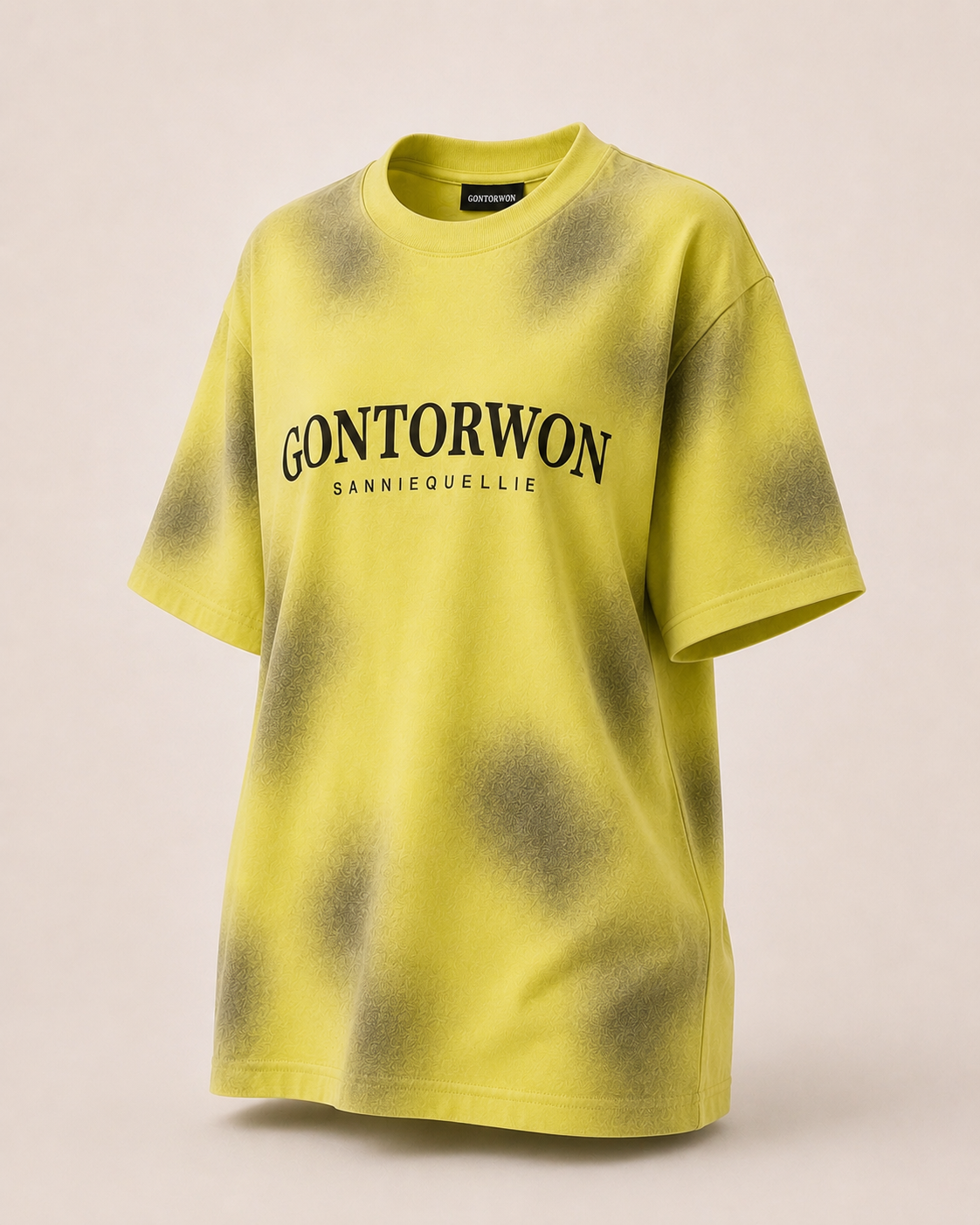 Gontorwon Sanniequellie Nobel Thread T-Shirt Bright Citron Women