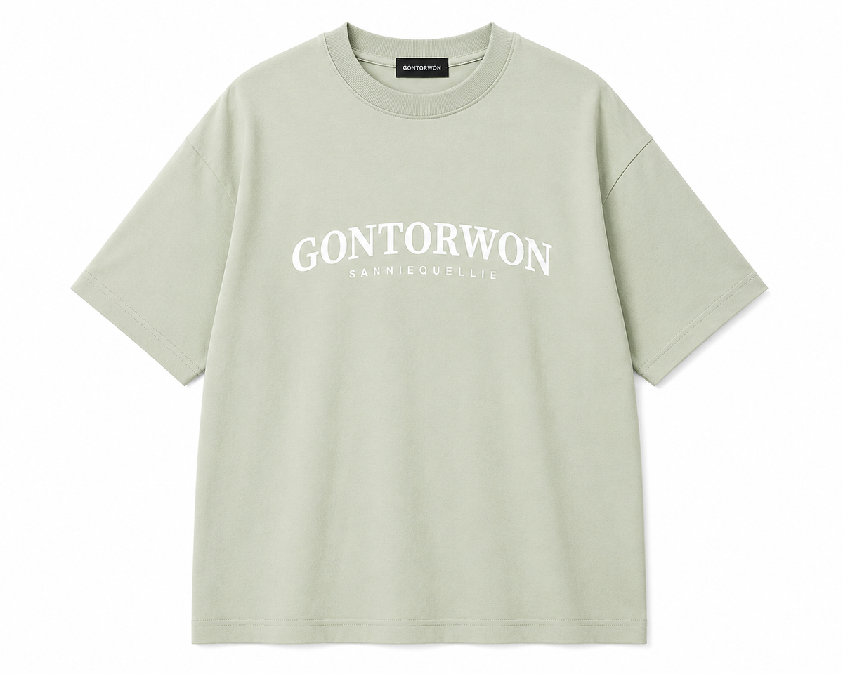 Gontorwon Sanniequellie Nobel Thread T-Shirt Muted Green Women