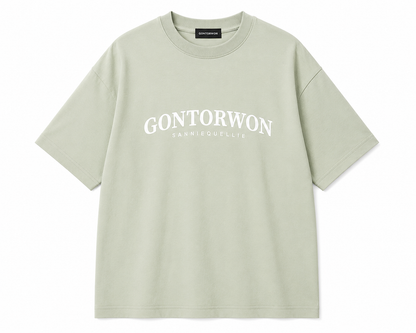 Gontorwon Sanniequellie Nobel Thread T-Shirt Muted Green Women