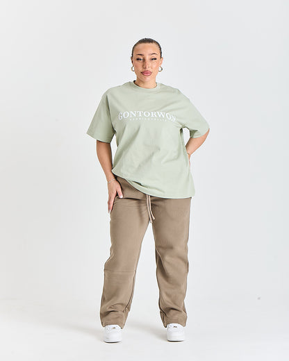 Gontorwon Sanniequellie Nobel Thread T-Shirt Muted Green Women