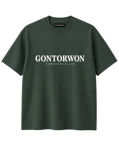 Gontorwon Sanniequellie Olive Core T-Shirt Men