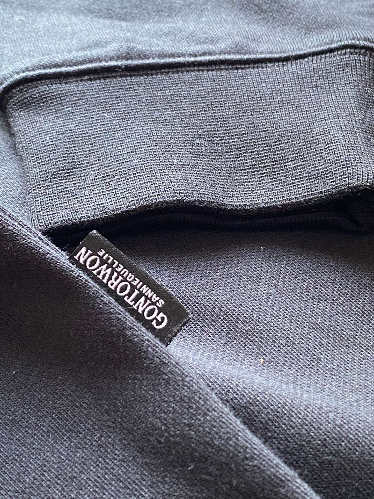 Gontorwon Sanniequellie Soft Brushed Feel Hoodie Black Men