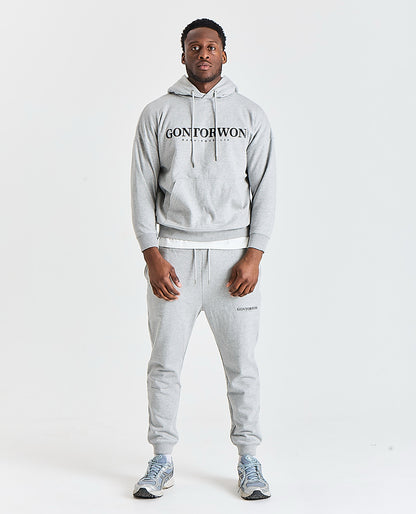Gontorwon Sanniequellie Soft Brushed Feel Hoodie Grey Men