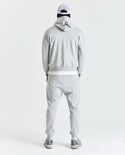 Gontorwon Sanniequellie Soft Brushed Feel Hoodie Grey Men