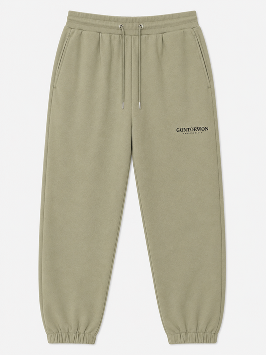 Gontorwon Sanniequellie Soft Brushed Feel Elasticated Cuff Pant Sage Dust Women