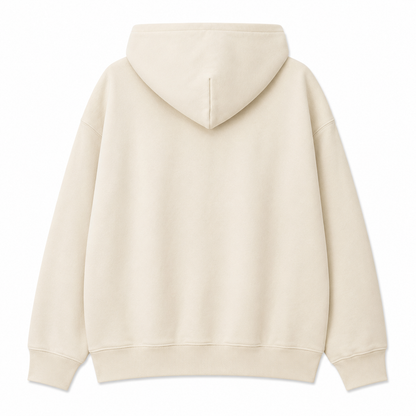 Gontorwon Sanniequellie Soft Brushed Feel Hoodie Cream Women
