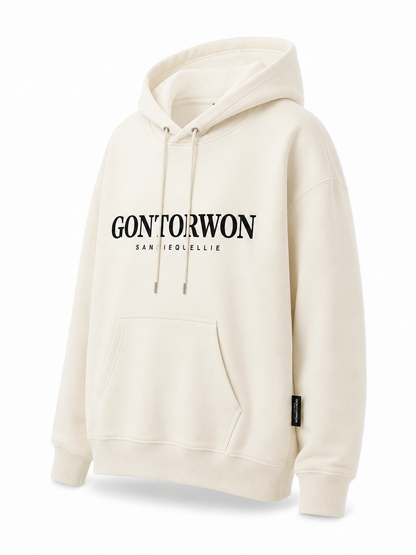 Gontorwon Sanniequellie Soft Brushed Feel Hoodie Cream Women