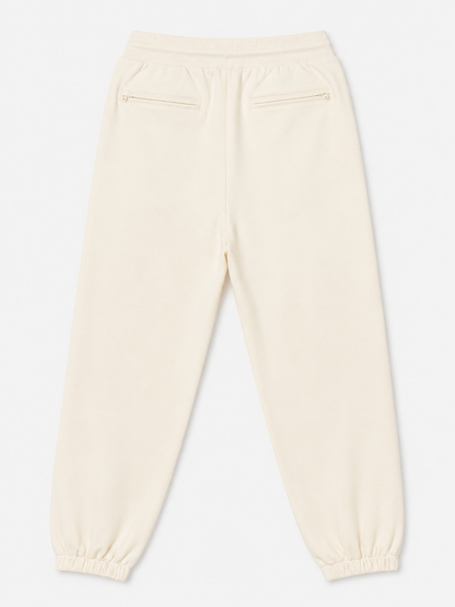 Gontorwon Sanniequellie Soft Brushed Feel Elasticated Cuff Pant Cream Women