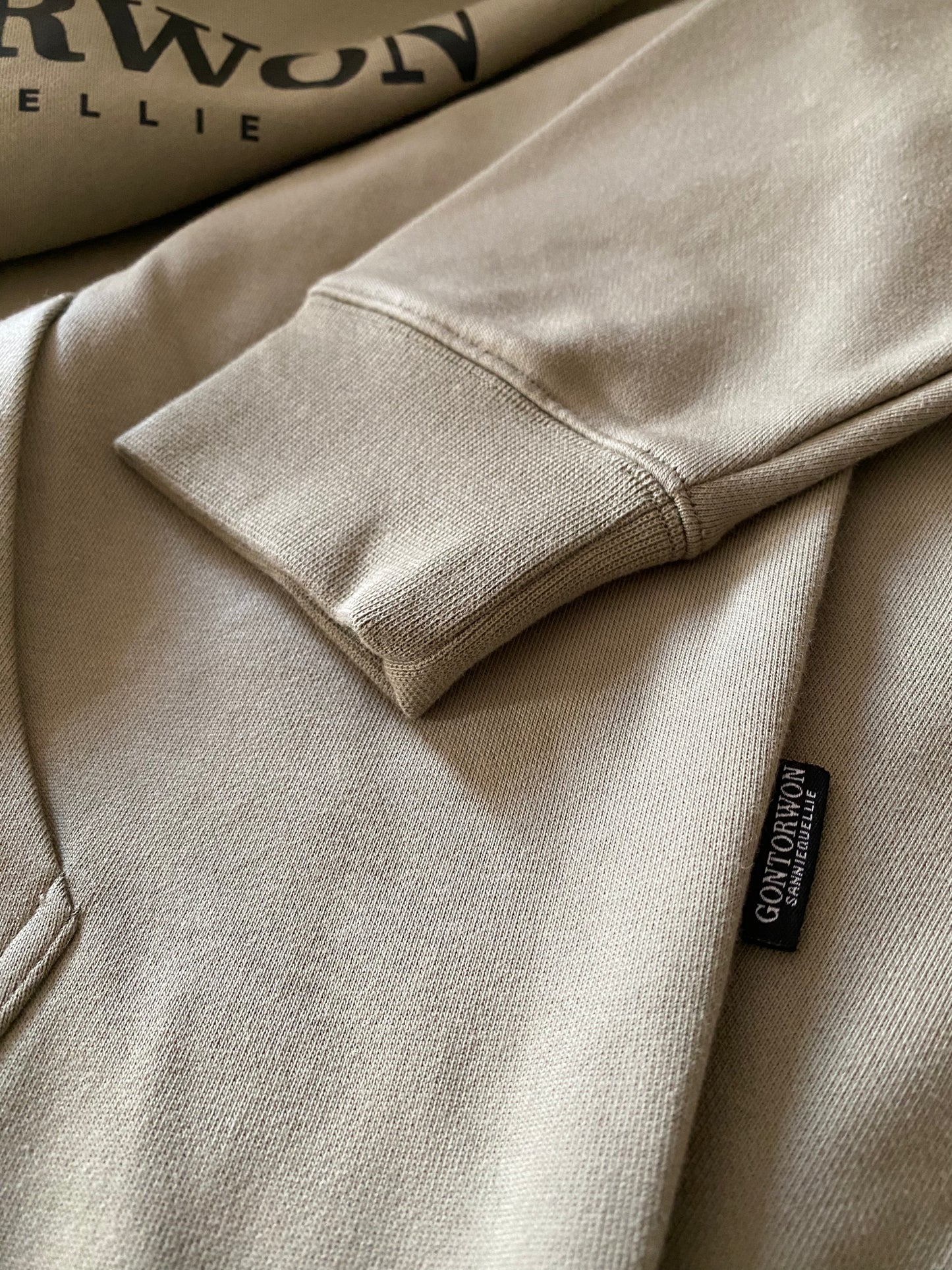 Gontorwon Sanniequellie Soft Brushed Feel Hoodie Sage Dust Women