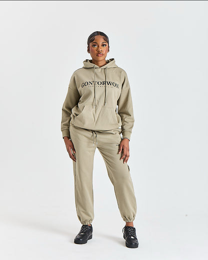 Gontorwon Sanniequellie Soft Brushed Feel Hoodie Sage Dust Women