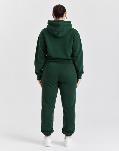 Gontorwon Sanniequellie Soft Touch Cuffed Hoodie Forest Green Women