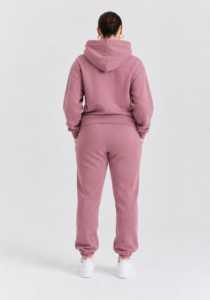 Gontorwon Sanniequellie Soft Touch Cuffed Hoodie Mauve Women