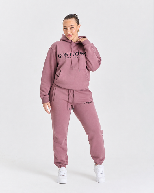 Gontorwon Sanniequellie Soft Touch Cuffed Hoodie Mauve Women