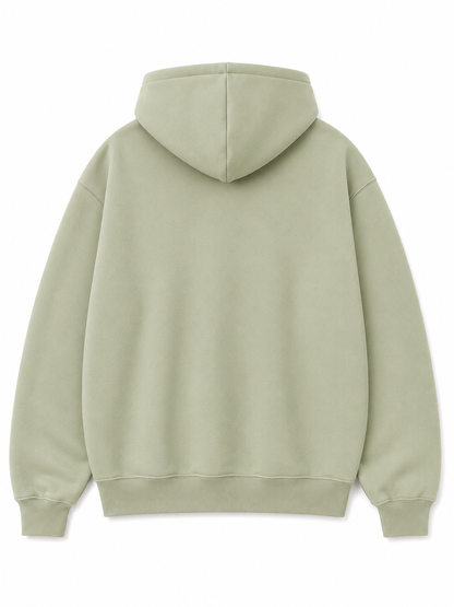 Gontorwon Sanniequellie Soft Touch Cuffed Hoodie Pale Sage Women