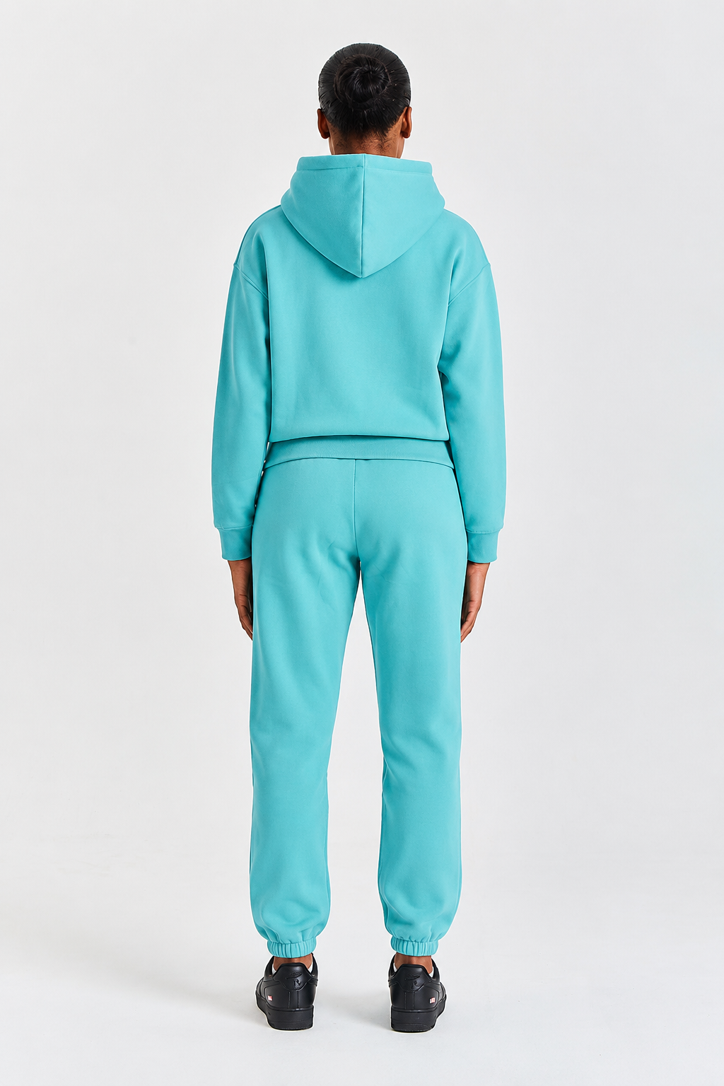 Gontorwon Sanniequellie Soft Touch Cuffed Hoodie Teal Women