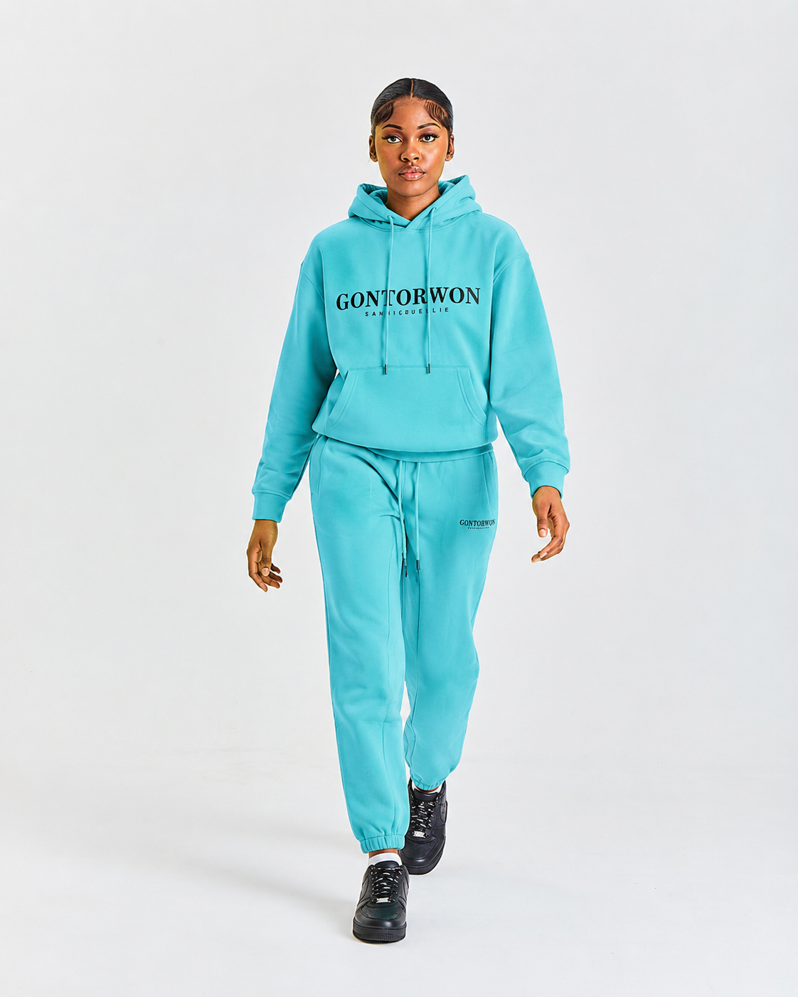 Gontorwon Sanniequellie Soft Touch Cuffed Hoodie Women