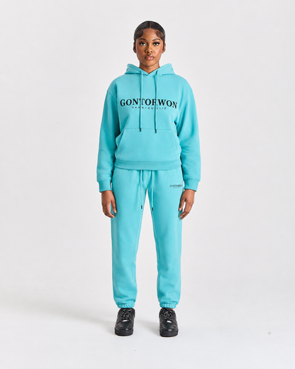 Gontorwon Sanniequellie Soft Touch Cuffed Ankle Pant Teal Women